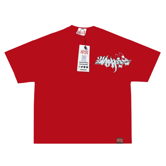 ABYSS RED CHROME TEE